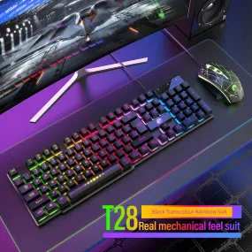 E-Sports Machinery Feel Wired USB Keyboard and Mouse