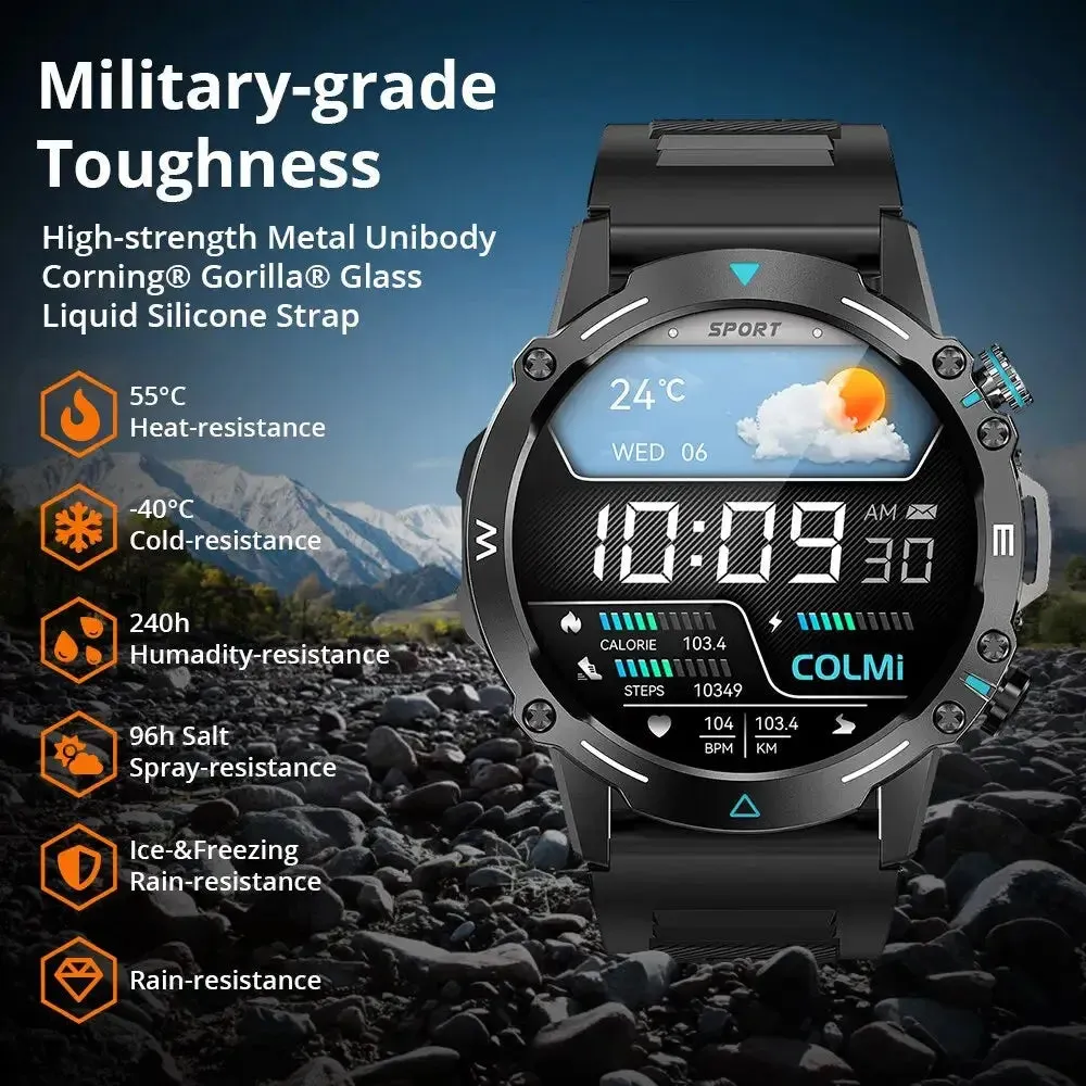 ELEGANCE® M42 Adventure Smartwatch 1.43'' AMOLED Display 100 Sports Modes Voice Calling Smart Watch Men Women Military Grade Toughness Watch