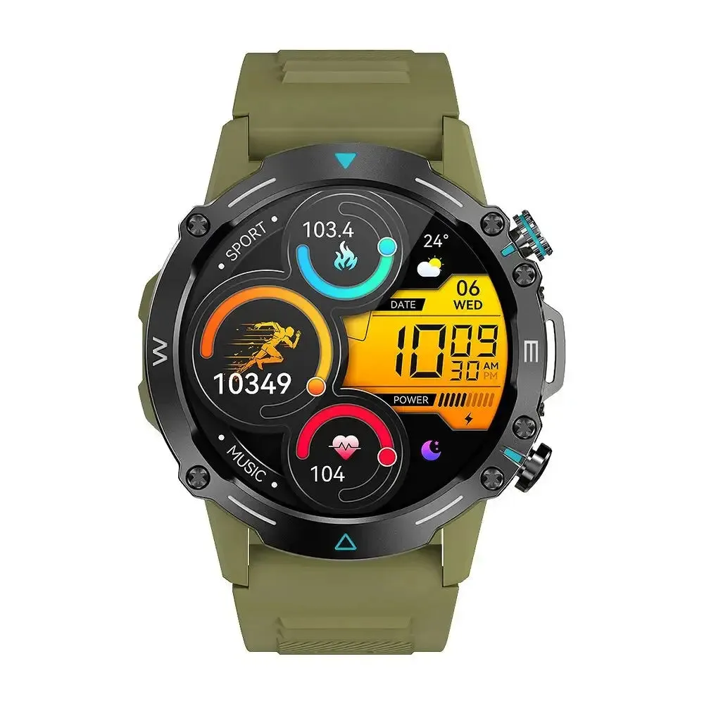 ELEGANCE® M42 Adventure Smartwatch 1.43'' AMOLED Display 100 Sports Modes Voice Calling Smart Watch Men Women Military Grade Toughness Watch