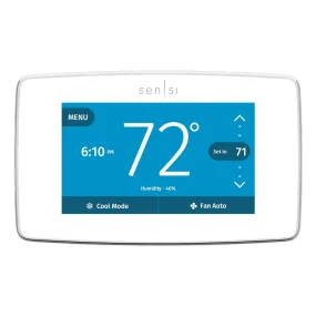 Emerson Sensi Touch Wi-Fi Thermostat, White