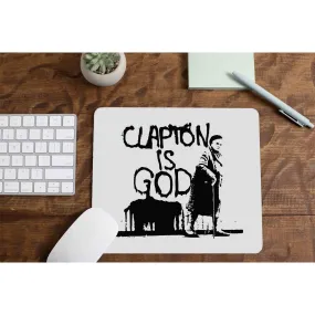 Eric Clapton Mousepad - Clapton Is God