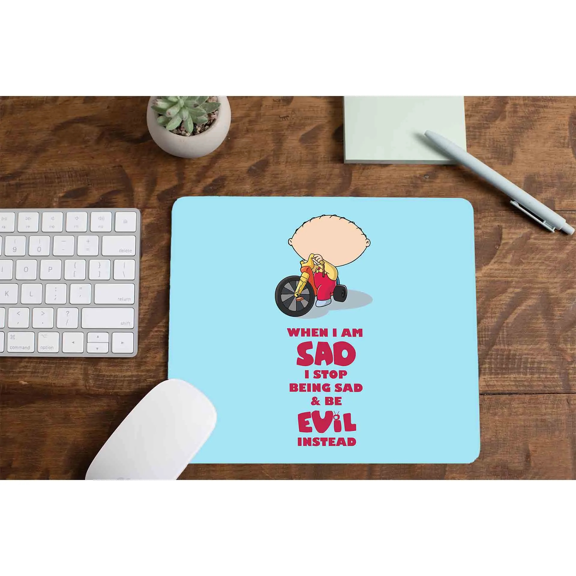 Family Guy Mousepad - Be Evil Instead