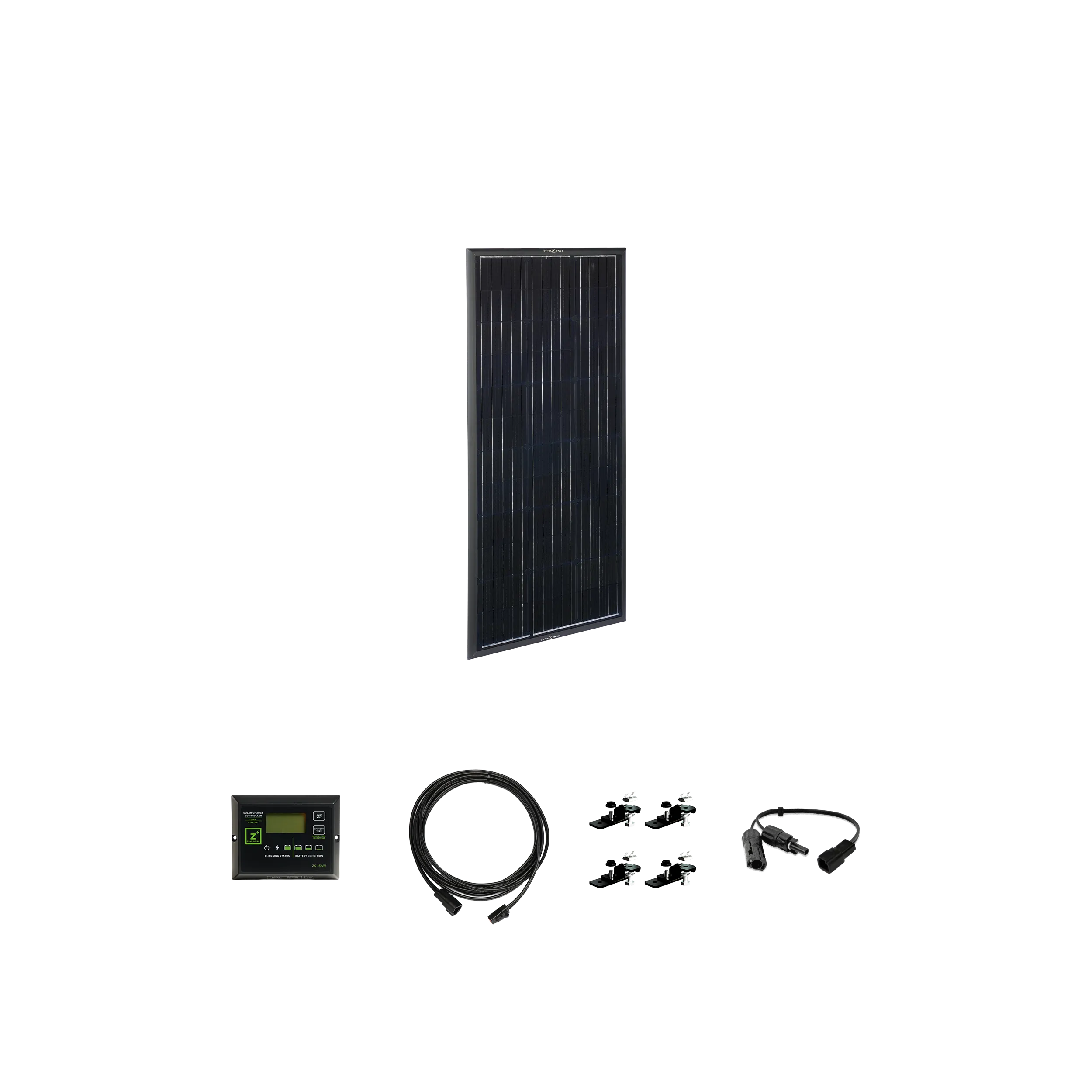 Forest River 100 Watt Solar Prep Complete Kit (GoPower Roof Cap)