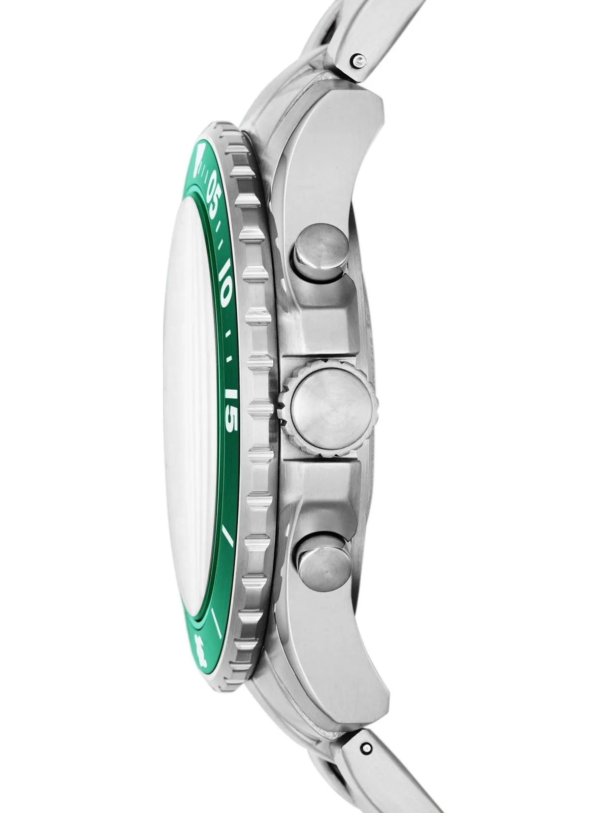 Fossil Men's FB-02 Smartwatch Stainless Steel Green FTW1308