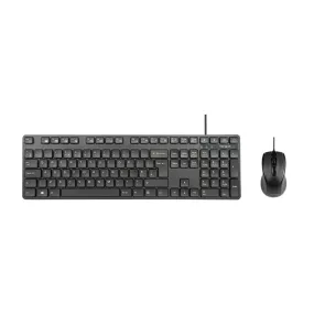 Full sized Wired Keyboard and Mouse Combo (French)