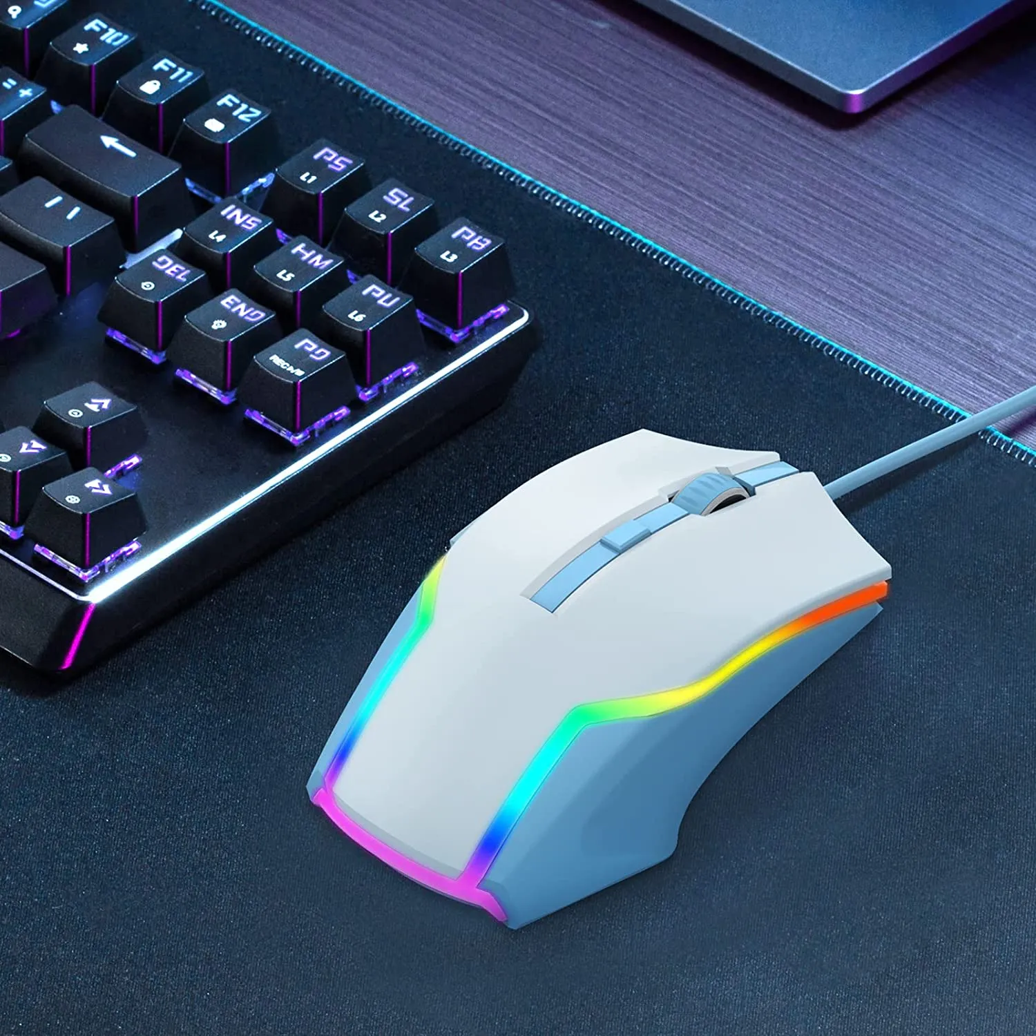 Gaming Mouse Wired with 7 RGB Backlit Modes