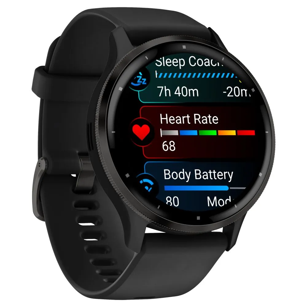 Garmin 010-02784-01 Venu 3 GPS Smartwatch - Black