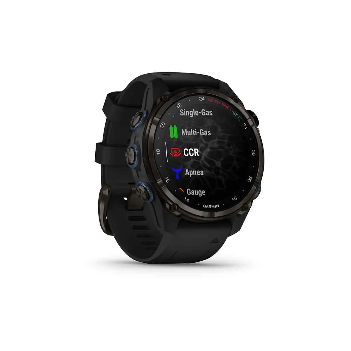 Garmin Descent™ Mk3i Carbon Gray DLC Titanium w/ Black Band (43mm Face)