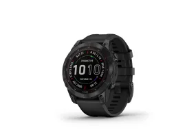 Garmin Fenix 7 Smartwatch Sapphire Solar Black DLC Ti Black Band