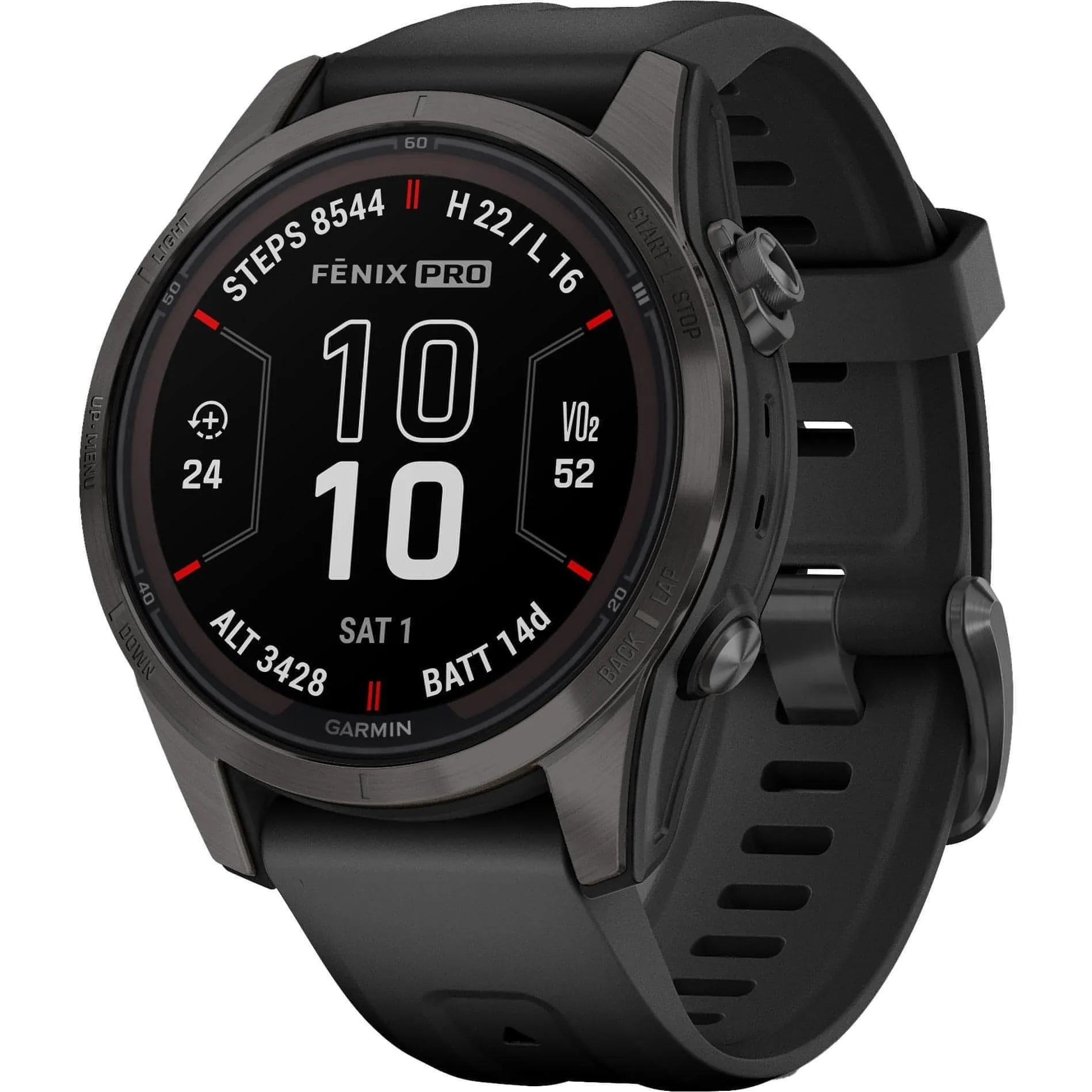 Garmin Fenix 7S Pro Sapphire Solar HRM With GPS Multisport Watch - Grey