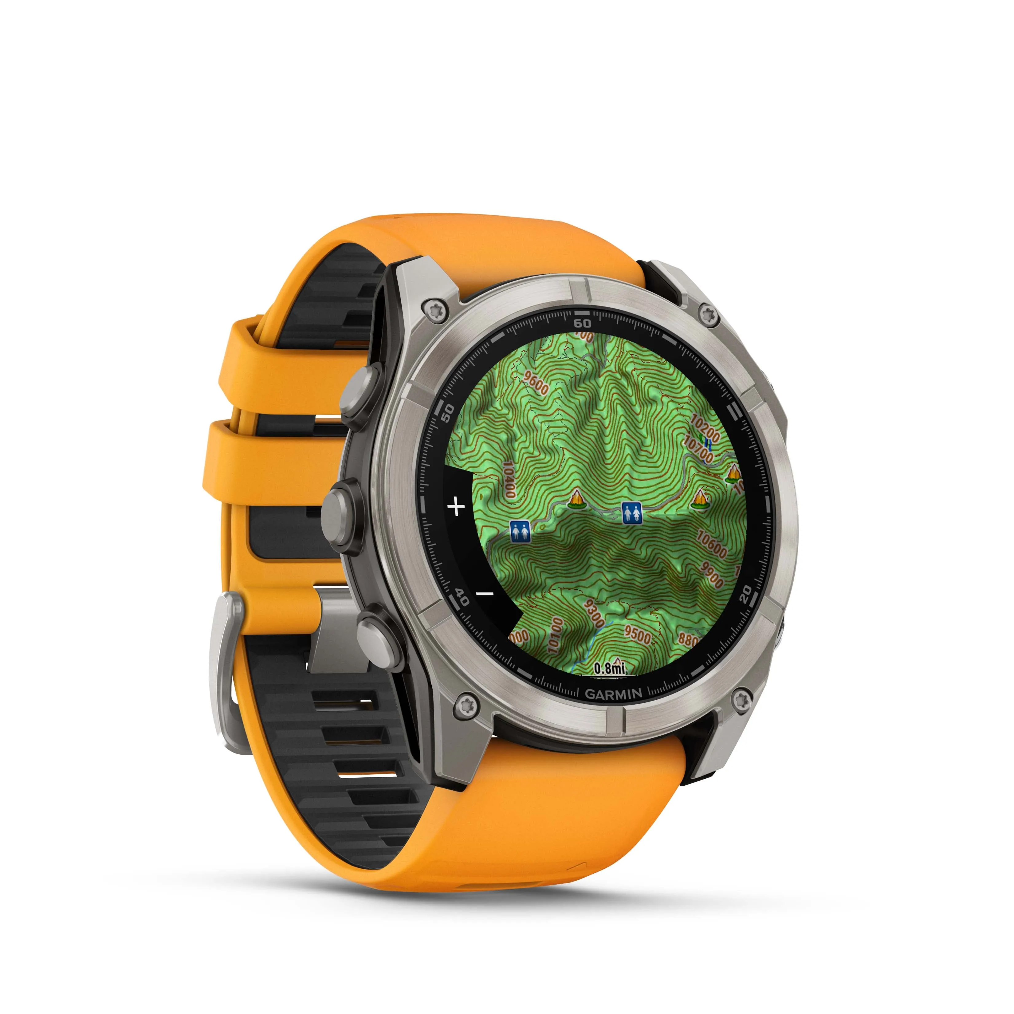 GARMIN fēnix® 8 - 51MM - AMOLED, SAPPHIRE - SPARK ORANGE/GRAPHITE