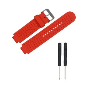 Garmin Forerunner 25 men soft silicone watchband - Red