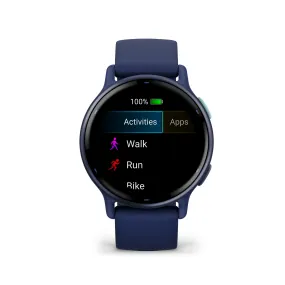 Garmin Vivoactive 5 Metallic   Navy Smart Watch