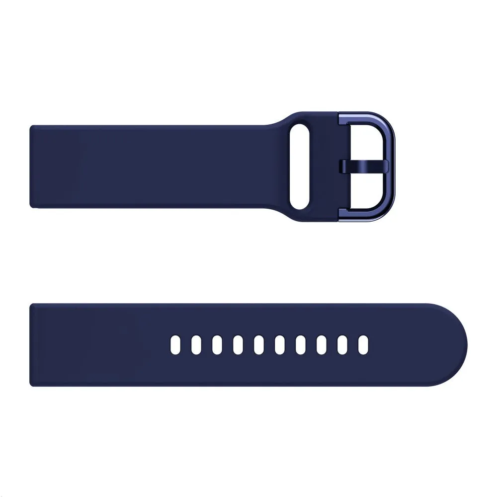 Garmin Vivomove Sport silicone sports bracelet with pin buckle (joint circumference: 155-195mm) - dark blue