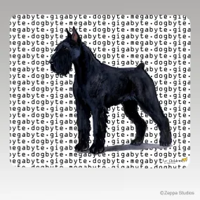 Giant Schnauzer Megabyte Mouse Pad