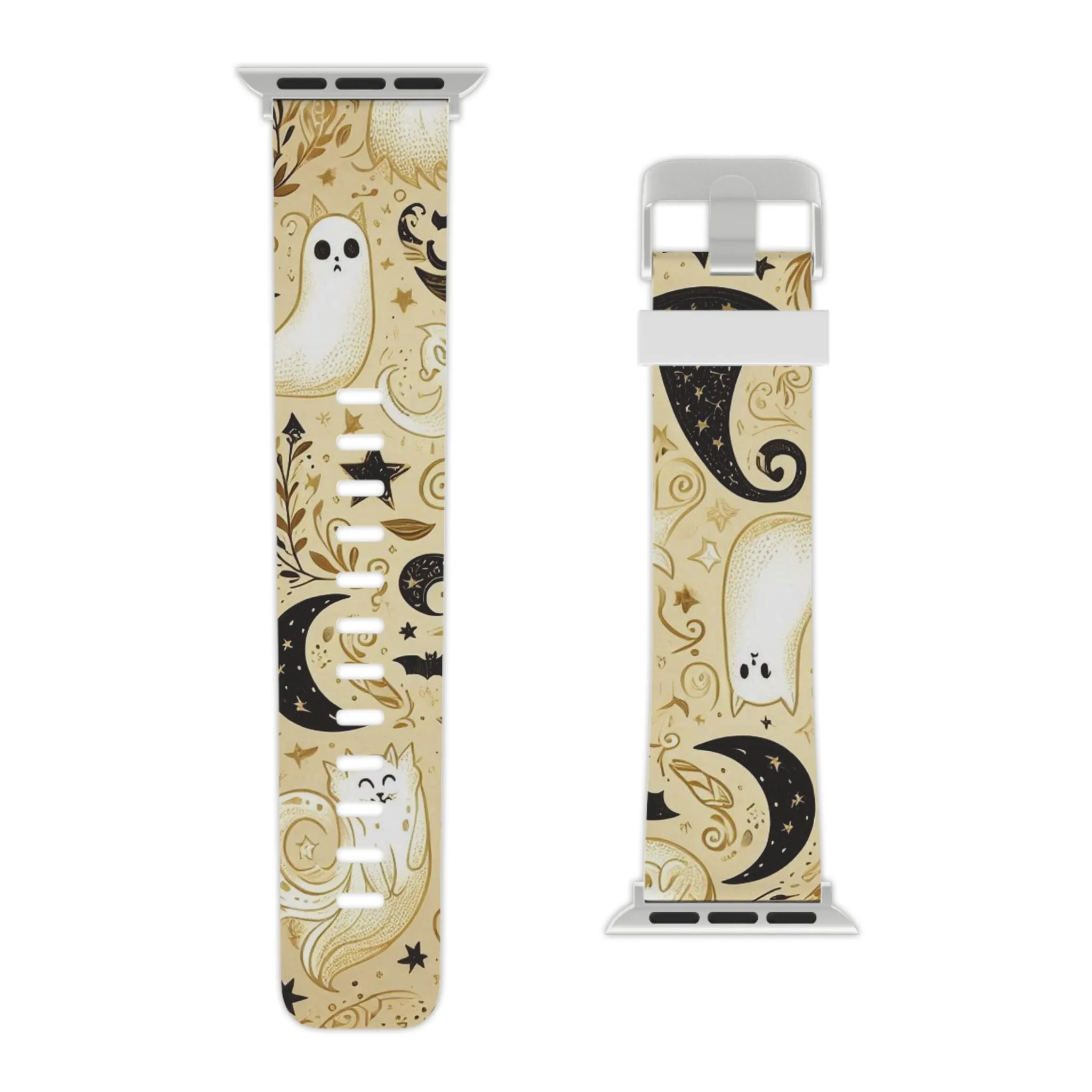 Gilded Ghost and Cats - Watch Band