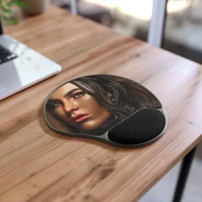 Girl Mouse Pad With Wrist Rest