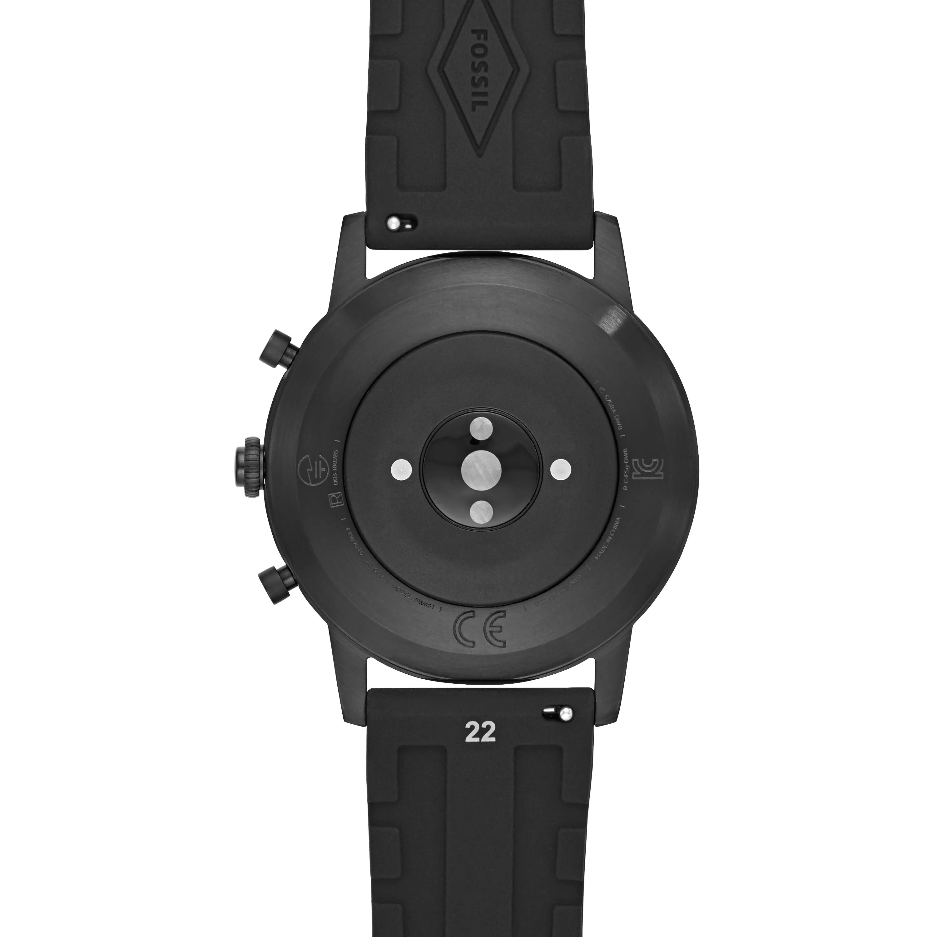 Hybrid Smartwatch HR  Collider Black Silicone