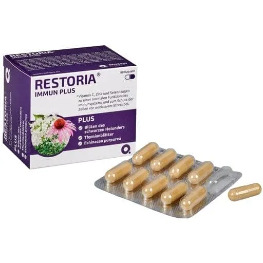 Immunity, immune system, RESTORIA IMMUNE PLUS capsules