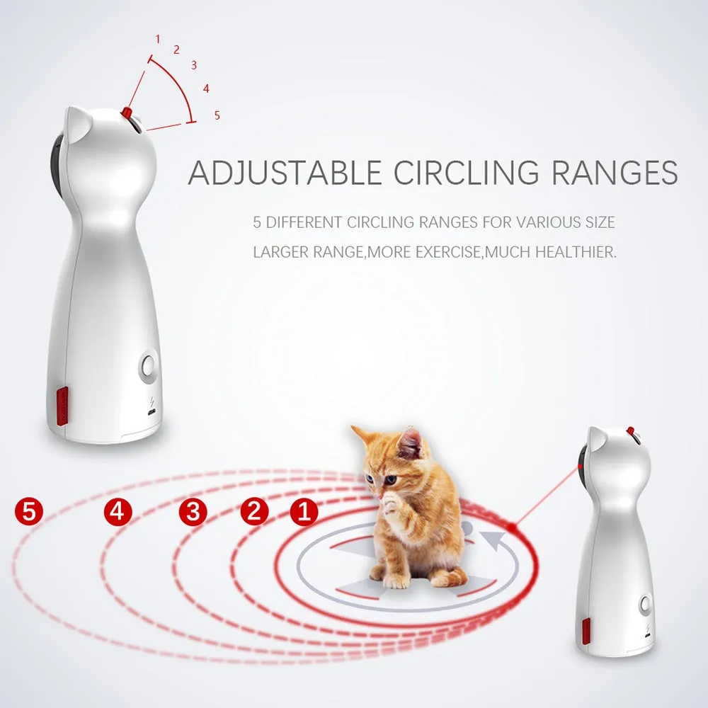 Interactive Laser 360 Degree Rotation Cat Toy