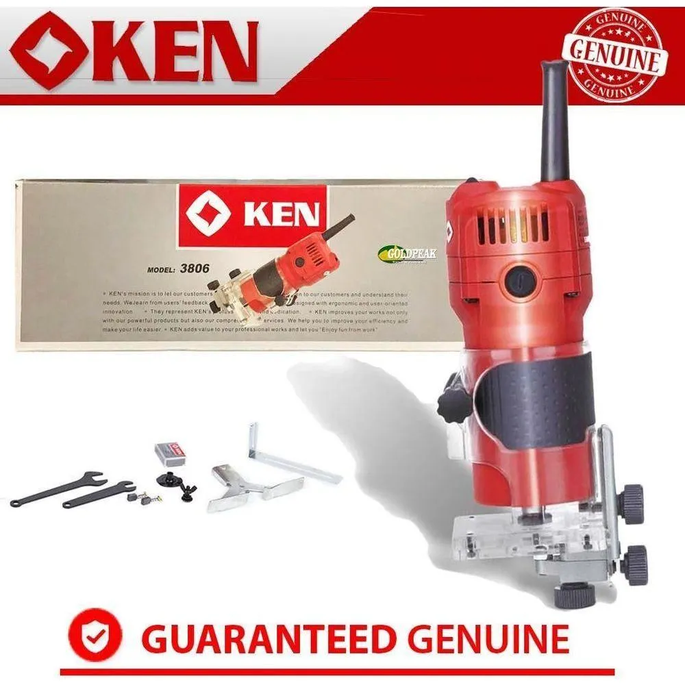 Ken 3806 Palm Router / Trimmer 550W 1/4"