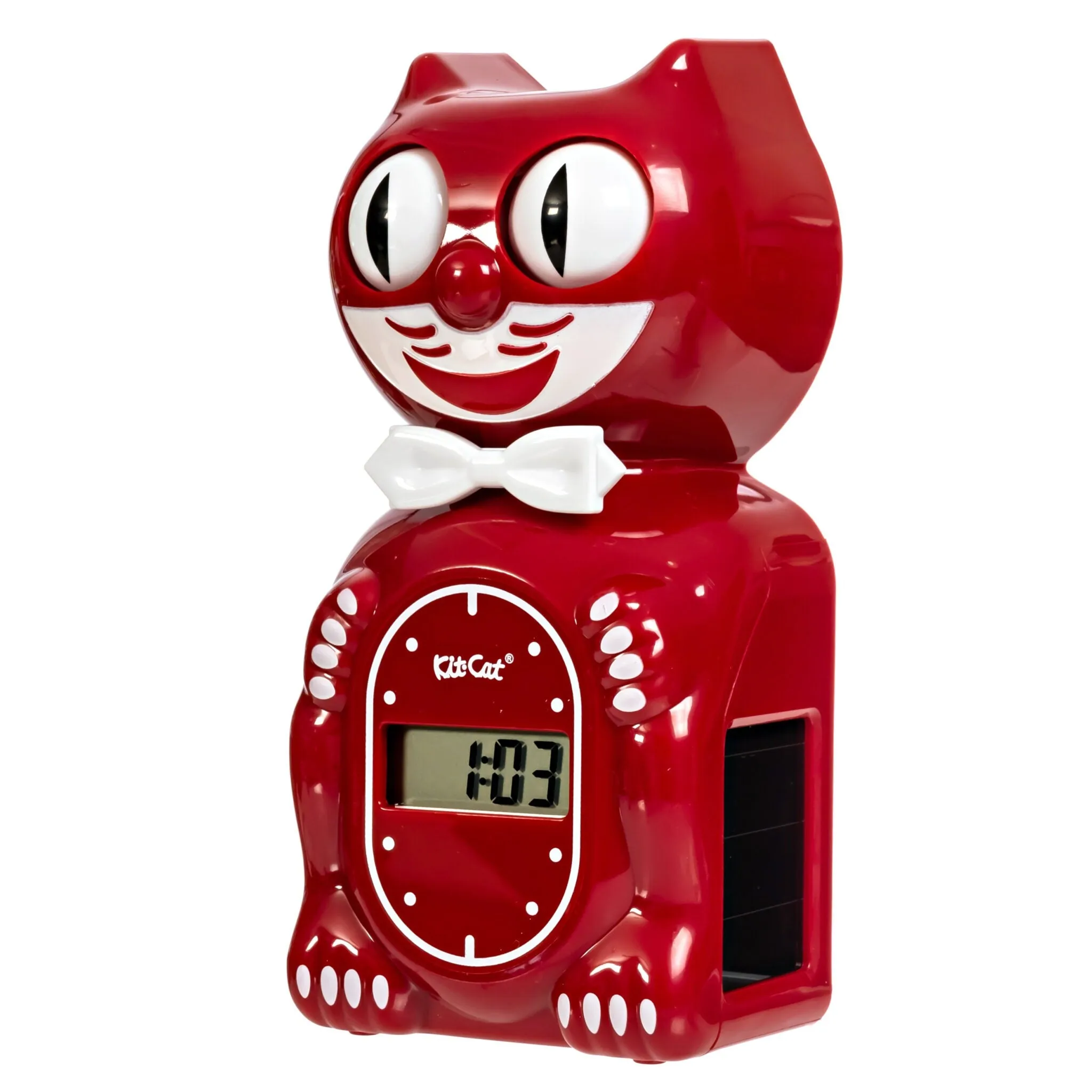 Kit-Cat Solar Digital Alarm Klock – Space Cherry