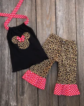 Leopard Print Minnie Mouse Outfit