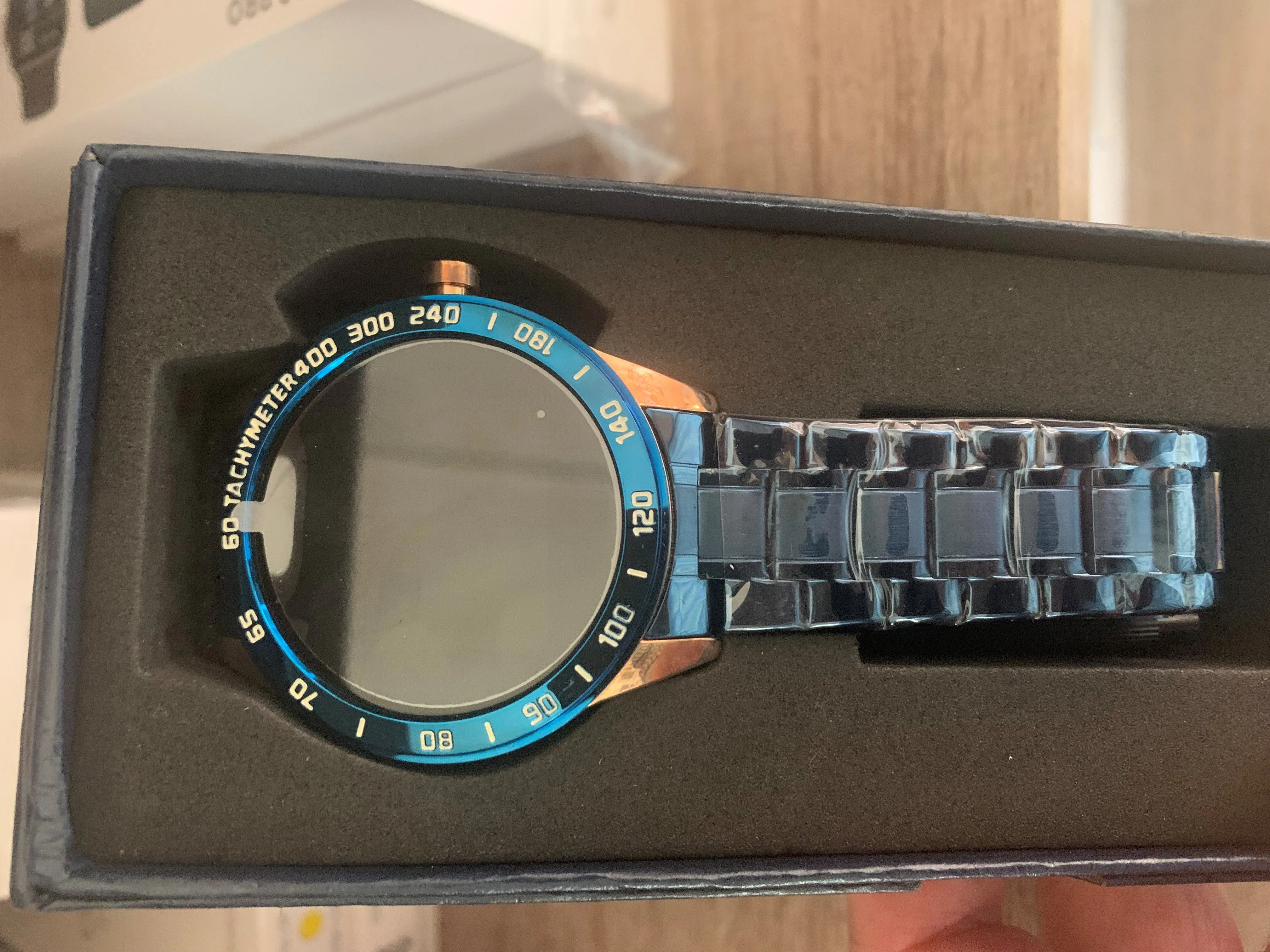 LIGE Smart Watch 122C Blue and Gold