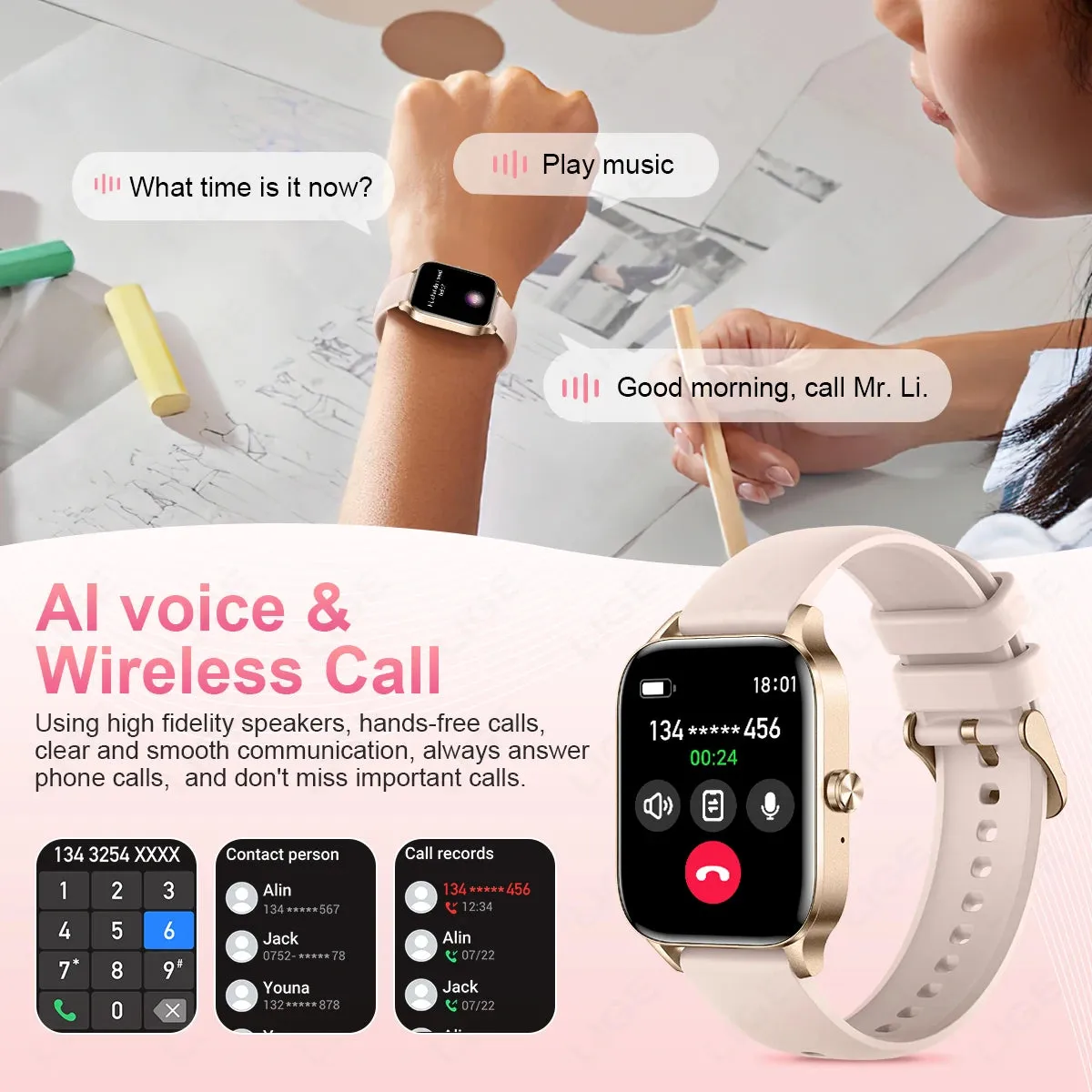 LIGE Smartwatch for Women