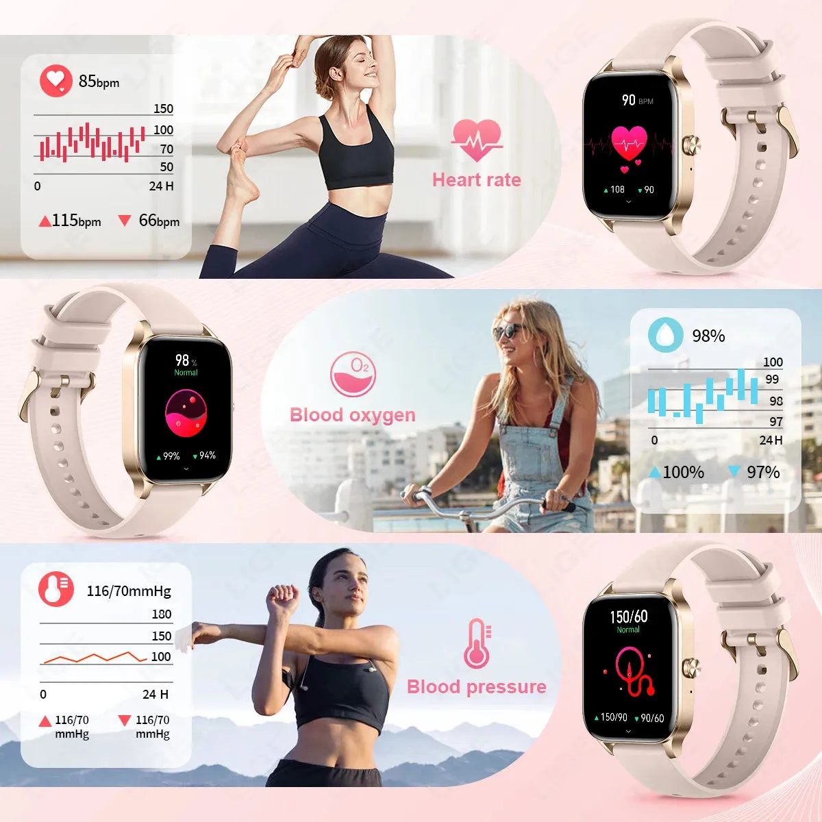 LIGE Smartwatch for Women