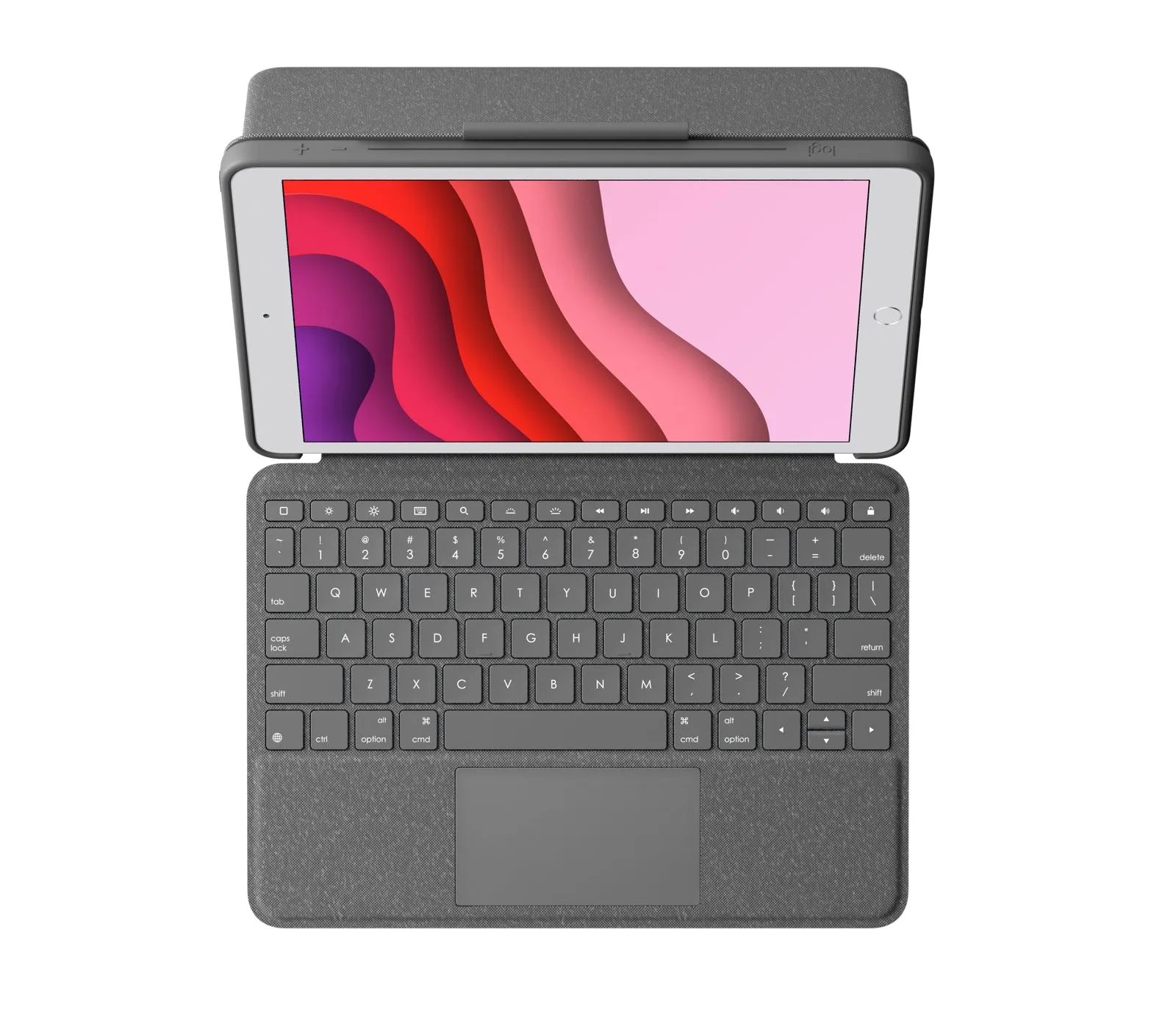 Logitech Combo Touch - Keyboard And Folio Case - With Trackpad - Qwertz - German - Graphite