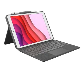 Logitech Combo Touch - Keyboard And Folio Case - With Trackpad - Qwertz - German - Graphite