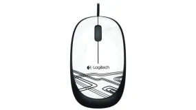 LOGITECH M105 USB WIRED MOUSE WHITE