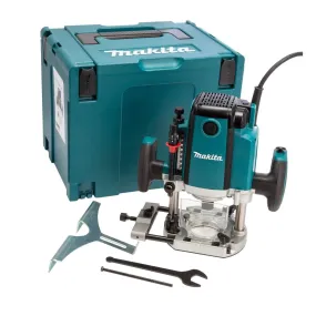 Makita RP1803X08/2 1/2" Plunge Router 240V With Type 4 Case Durable Power Tool for Woodworking