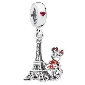 Minnie Mouse Eiffel Tower Dangle Charm