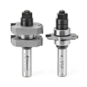 Mission Style Straight In-Stile & Rail Router Bit Set | 1 5⁄8 Dia x 13⁄64 to 1⁄2 x 1⁄2" Shank | 55438 | 738685554388