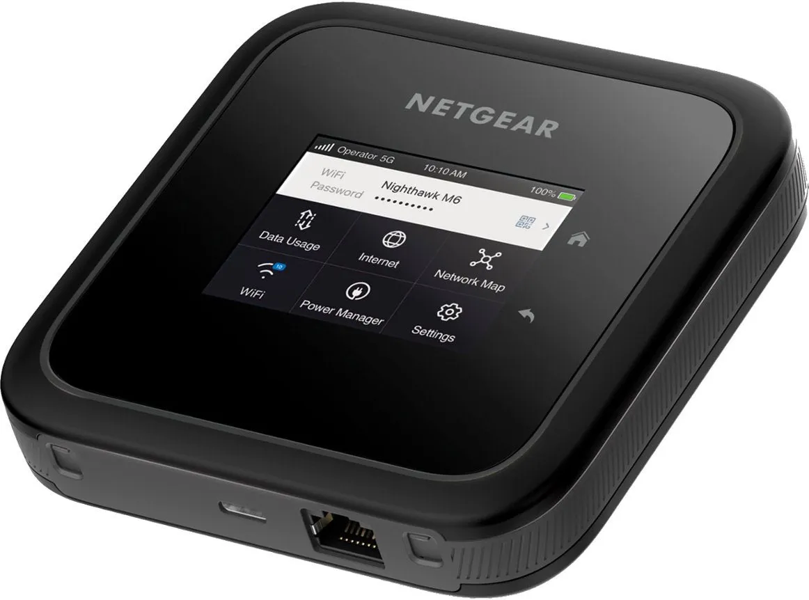 NETGEAR - Nighthawk M6 5G WiFi 6 Hotspot - Black At&t TMobile (Unlocked)