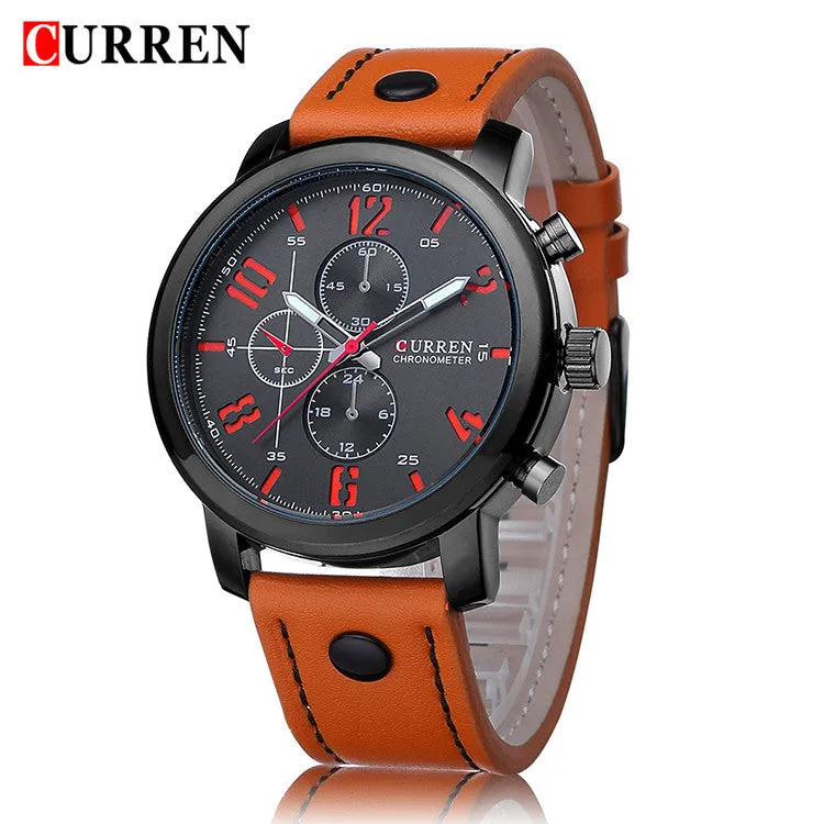 New Hot Curren Luxury casual men watches analog military sports watch quartz male wristwatches relogio masculino