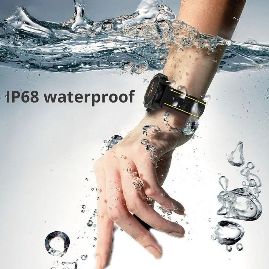 New Smart Watch IP68 Waterproof Heart Rate Activity Fitness Tracker Bluetooth Men Smartwatch For iPhone Android