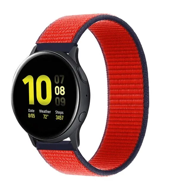 Nylon Sports Loop Watch Straps Compatible with the Garmin Active S