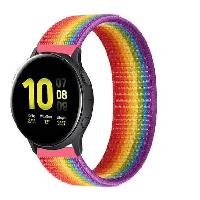 Nylon Sports Loop Watch Straps Compatible with the Kogan Active  II Smart Watch