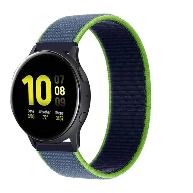 Nylon Sports Loop Watch Straps Compatible with the Kogan Active  II Smart Watch