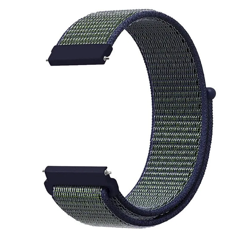 Nylon Sports Loop Watch Straps Compatible with the Kogan Active  II Smart Watch