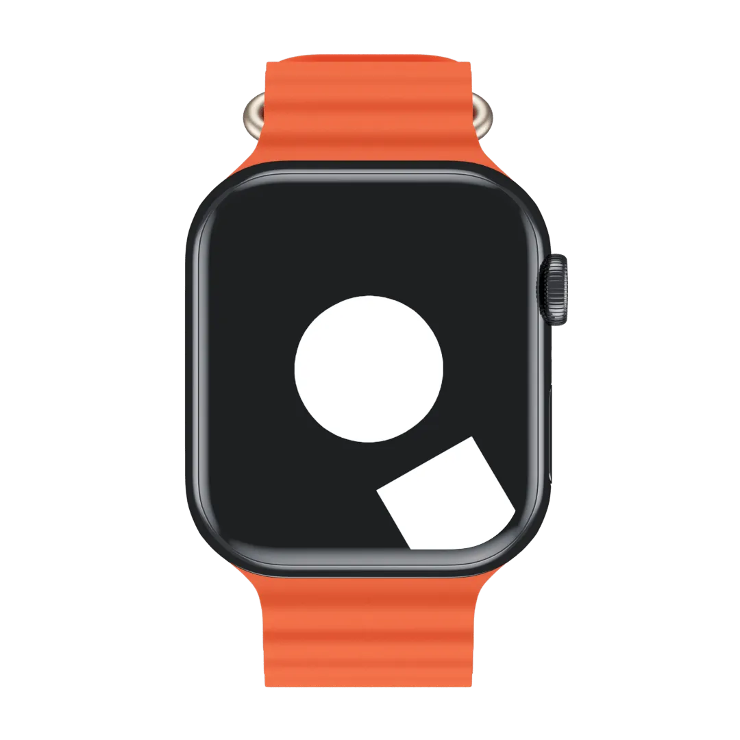 Orange Ocean Band for Apple Watch