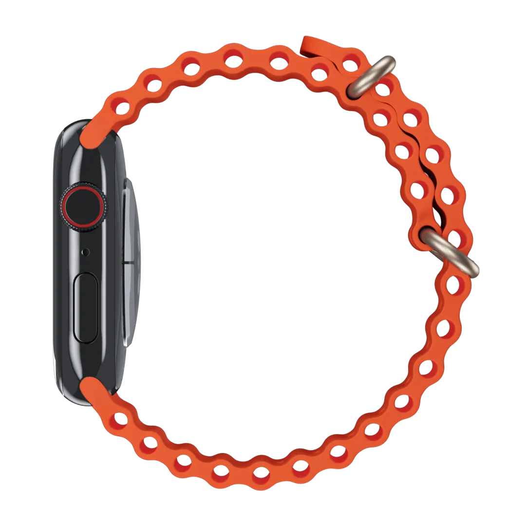 Orange Ocean Band for Apple Watch