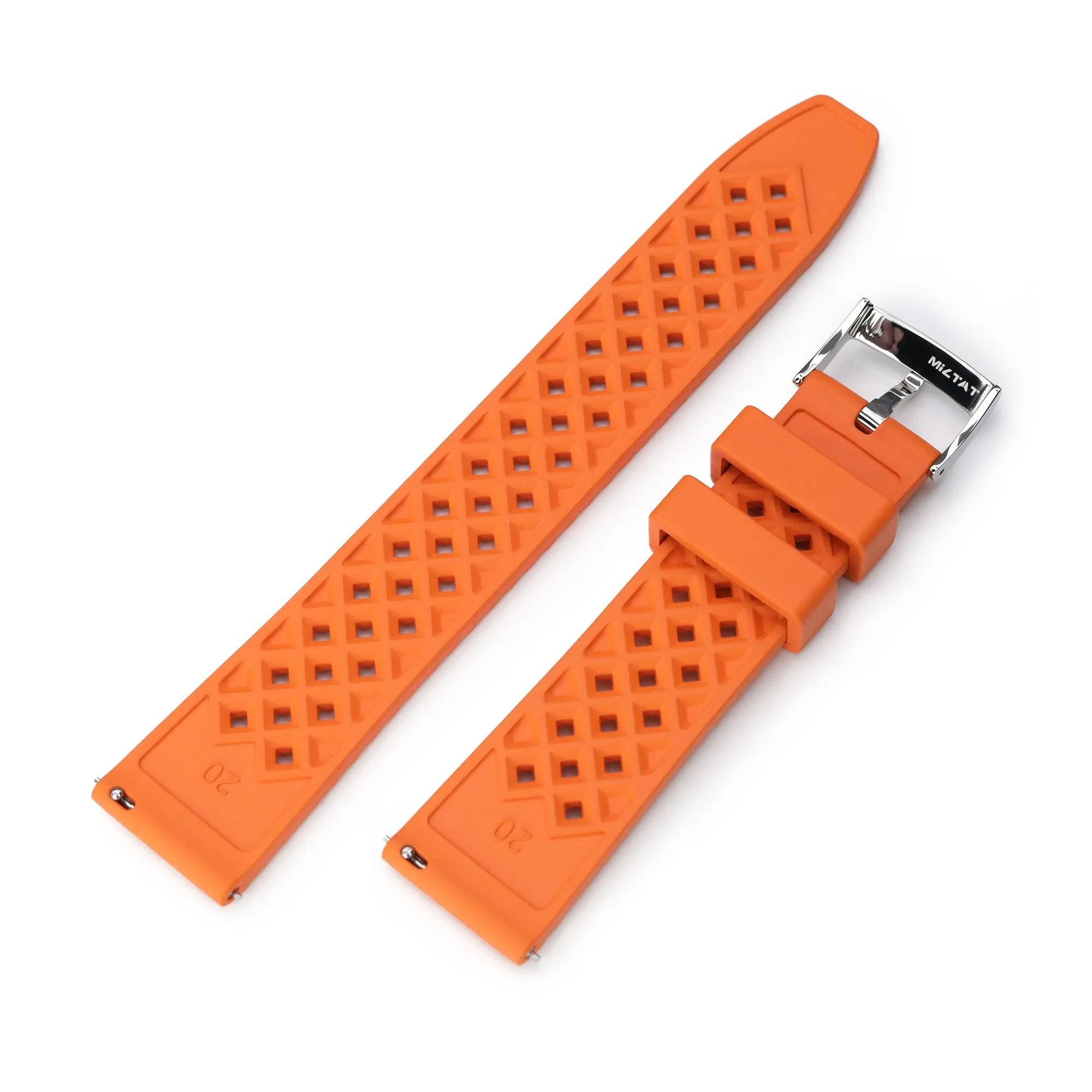 Orange Rhombus FKM Quick Release rubber strap