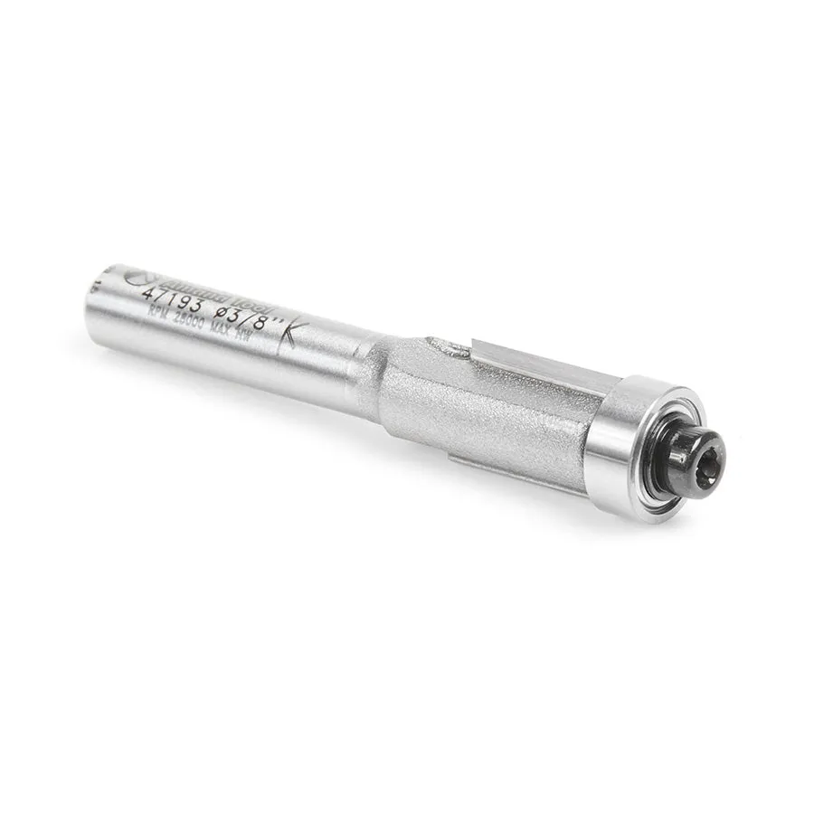 Overhang Trim Router Bit | 1⁄64 Overhang x 3⁄8 Dia x 1⁄2 x 1⁄4" Shank | 47193 | 738685471937