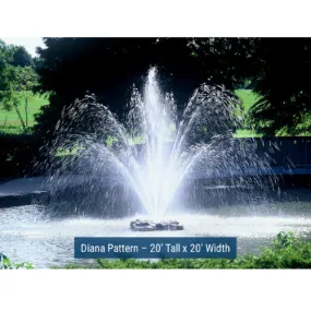 Palatial Display Solar Pond Fountain