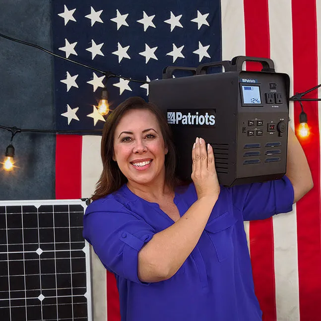 Patriot Power Solar Generator 1800 & Solar Panel