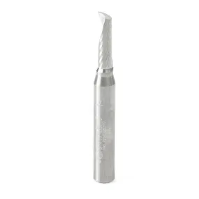 Plastic Cutting Spiral 'O' Flute CNC Router Bit | 3⁄16 Dia x 5⁄8 x 1⁄4 Shank x 2" Long Up-Cut | 51417 | 738685514177